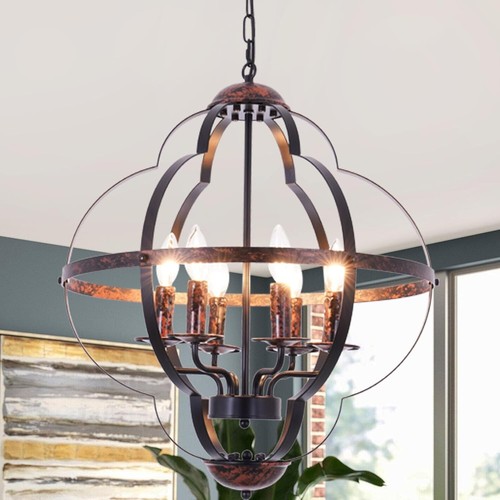 6 lights rustic - 23.6", 6-lights