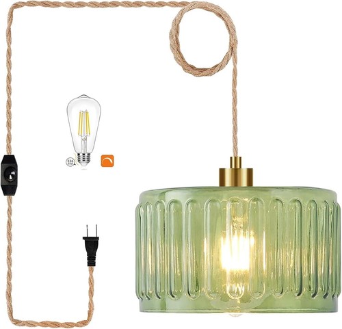 Plug pendant light hanging - in,